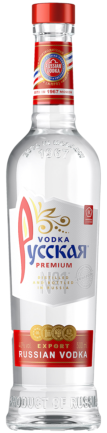 Водка "Русская" ("Russkaya") | БрянскСпиртПром