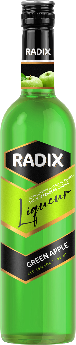 Ликер Яблочный "Грин Эпл" Liqueur RADIX "Green Apple"